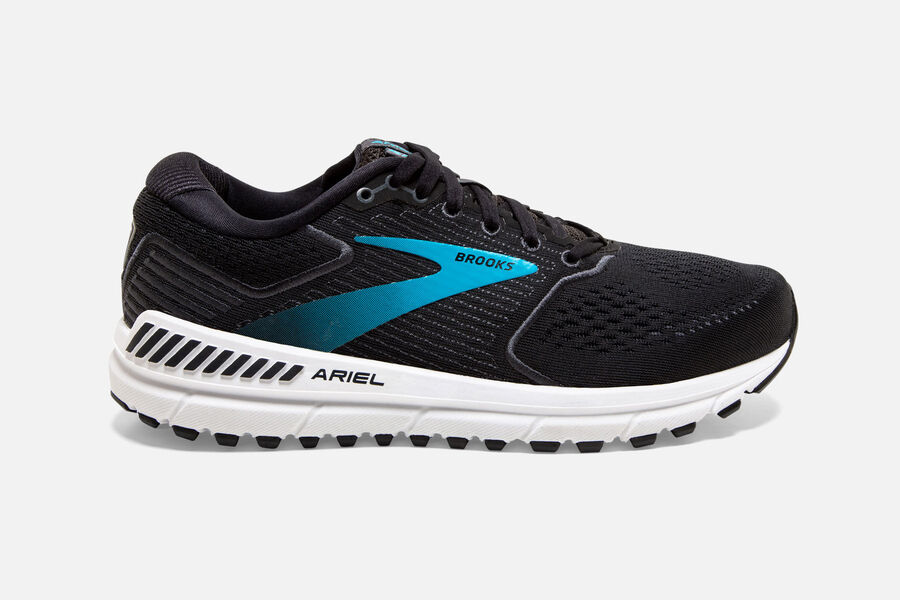 Brooks Ariel '20 Road Running Shoes Womens Black/Blue 862590-YKB